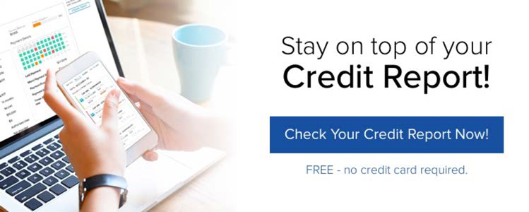 Stay on top of your credit report. Check your credit report now. Free, no credit card required.