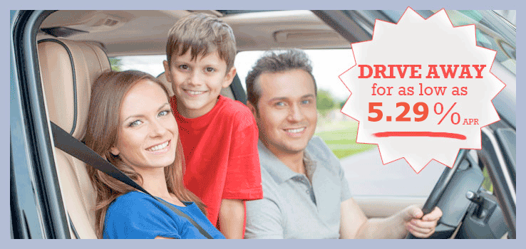 Drive away for as low as 5.29%apr